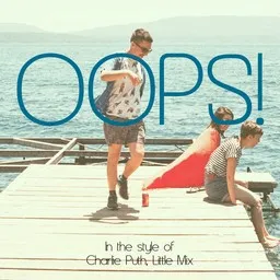 Cover art for Oops! - Charlie Puth,Little Mix karaoke version