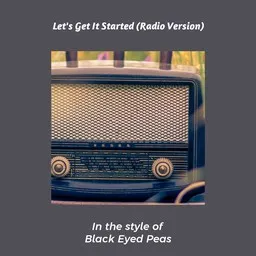 Omslagsbild för Let's Get It Started (Radio Version) - Black Eyed Peas karaokeversion