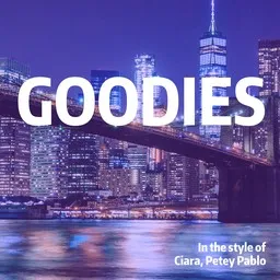 Cover art for Goodies - Ciara,Petey Pablo karaoke version