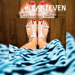 Omslagsbild för #ICantEven - French Montana,The Neighbourhood karaokeversion