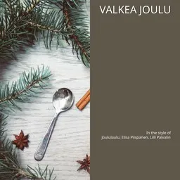 Cover art for Valkea joulu - Elisa Piispanen,Joululaulu,Lilli Palvalin karaoke version