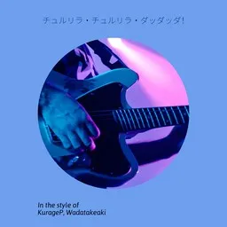Titelbild für チュルリラ・チュルリラ・ダッダッダ！ - Kurage-P (くらげP),Wadatakeaki (和田たけあき) Karaoke-Version
