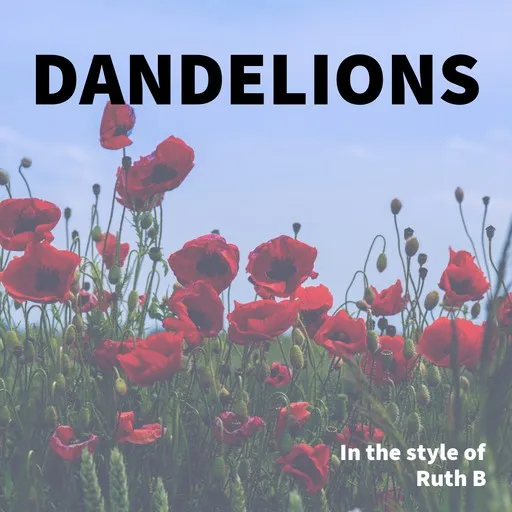 Dandelions - Karaoke