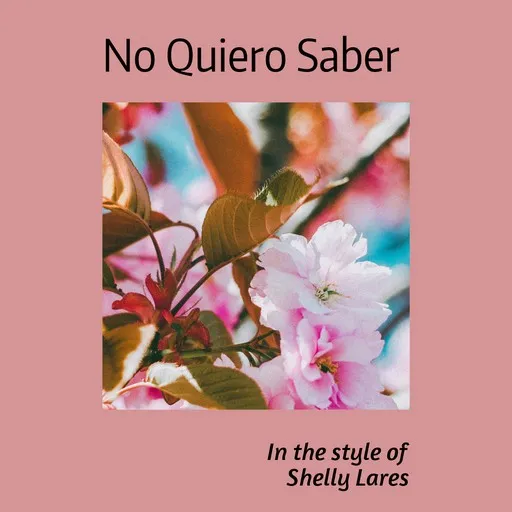 Karaoke No Quiero Saber by Shelly Lares — sing along with lyrics on Singa