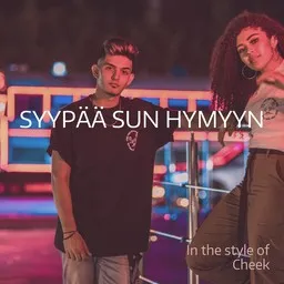 Karaokekappaleen Syypää sun hymyyn - Cheek kansikuva