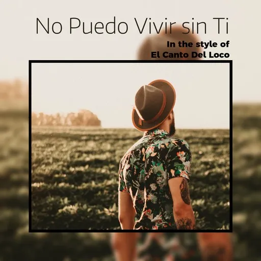 No Puedo Vivir sin Ti - Karaoke