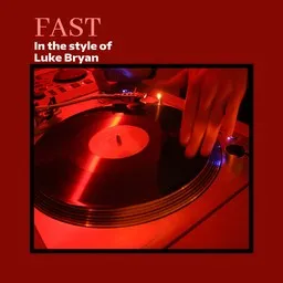 Cover art for Fast - Luke Bryan karaoke version
