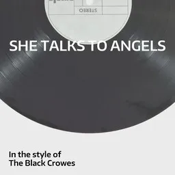 Cover art for She Talks To Angels - The Black Crowes karaoke version