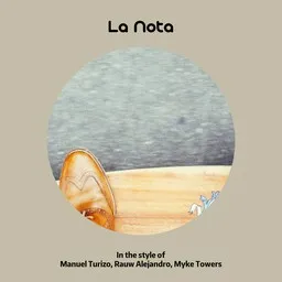 Cover art for La Nota - Manuel Turizo,Myke Towers,Rauw Alejandro karaoke version