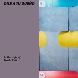 Cover art for Dile A Tu Dueño - Maelo Ruiz karaoke version