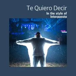 Cover art for Te Quiero Decir - Interpuesto karaoke version
