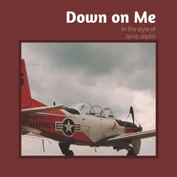 Cover art for Down on Me - Janis Joplin karaoke version