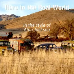 Omslagsbild för Here in the Real World - Alan Jackson karaokeversion