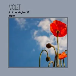 Cover art for Violet - Hole karaoke version