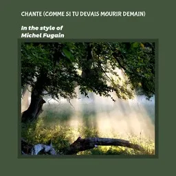 Cover art for Chante (Comme si tu devais mourir demain) - Michel Fugain karaoke version