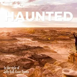 Cover art for Haunted - Jelly Roll,Kane Brown karaoke version