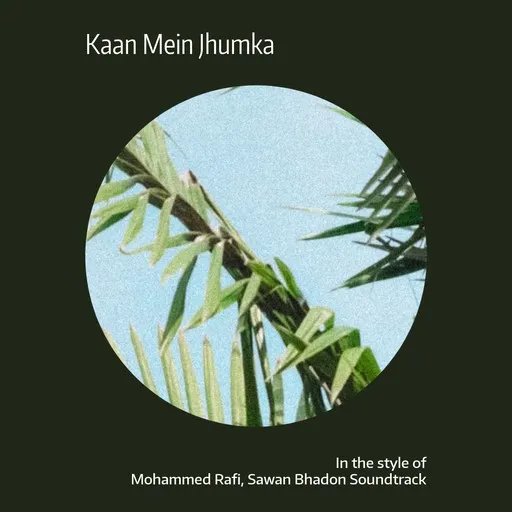 Karaoke Kaan Mein Jhumka av Mohammed Rafi, Sawan Bhadon Soundtrack — sjung med på texten på Singa