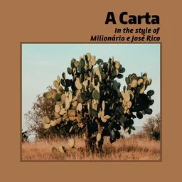 Cover art for A Carta - Milionário e José Rico karaoke version