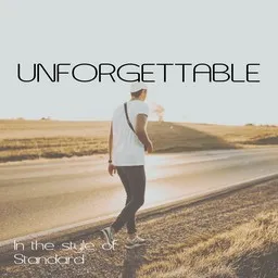 Cover art for Unforgettable - Standard karaoke version
