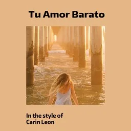 Omslagsbild för Tu Amor Barato - Carin Leon karaokeversion