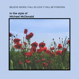 Cover art for Believe (When I Fall In Love It Will Be Forever) - Michael McDonald karaoke version