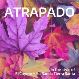 Cover art for Atrapado - El Coyote Y Su Banda Tierra Santa karaoke version