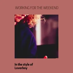 Karaokekappaleen Working For the Weekend - Loverboy kansikuva