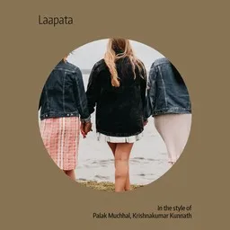 Cover art for Laapata - Krishnakumar Kunnath,Palak Muchhal karaoke version