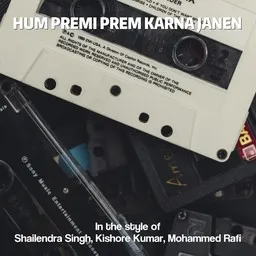 Titelbild für Hum Premi Prem Karna Janen - Kishore Kumar,Mohammed Rafi,Shailendra Singh Karaoke-Version