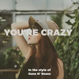 Karaokekappaleen You're Crazy - Guns N' Roses kansikuva