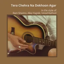 Karaokekappaleen Tera Chehra Na Dekhoon Agar - Alka Yagnik,Ram Shastra,Vinod Rathod kansikuva