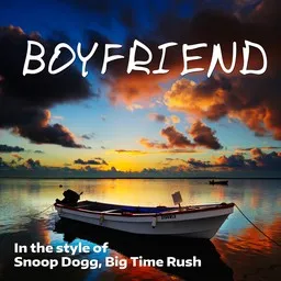 Cover art for Boyfriend - Big Time Rush,Snoop Dogg karaoke version