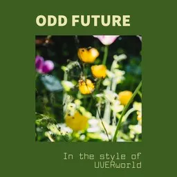 Cover art for ODD FUTURE (JP text) - UVERworld karaoke version