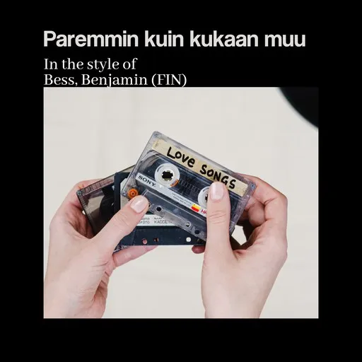 Karaoke Paremmin kuin kukaan muu by Benjamin (FIN), Bess — sing along with lyrics on Singa