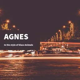 Cover art for Agnes - Glass Animals karaoke version