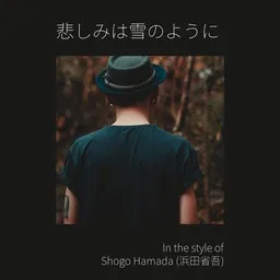 Cover art for 悲しみは雪のように - Shogo Hamada (浜田省吾) karaoke version