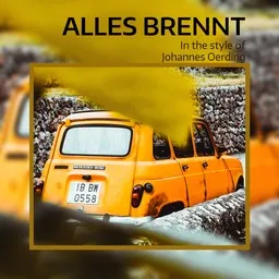 Cover art for Alles brennt - Johannes Oerding karaoke version