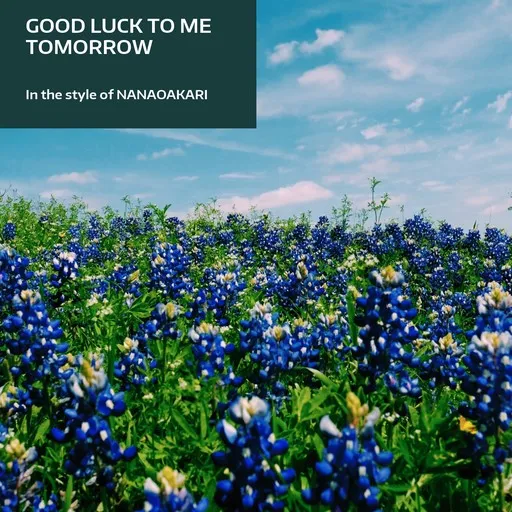 Karaoke Good luck to me tomorrow esittäjältä NANAOAKARI — laula mukana sanoituksilla Singassa
