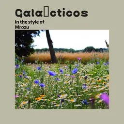 Cover art for Galácticos - Mrozu karaoke version