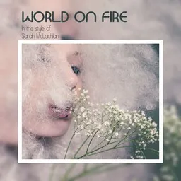 Omslagsbild för World On Fire - Sarah McLachlan karaokeversion
