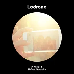 Cover art for Ladrona - El Chapo De Sinaloa karaoke version