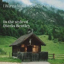 Cover art for I Wanna Make You Close Your Eyes - Dierks Bentley karaoke version