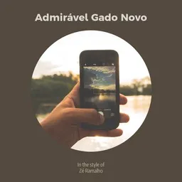 Cover art for Admirável Gado Novo - Zé Ramalho karaoke version