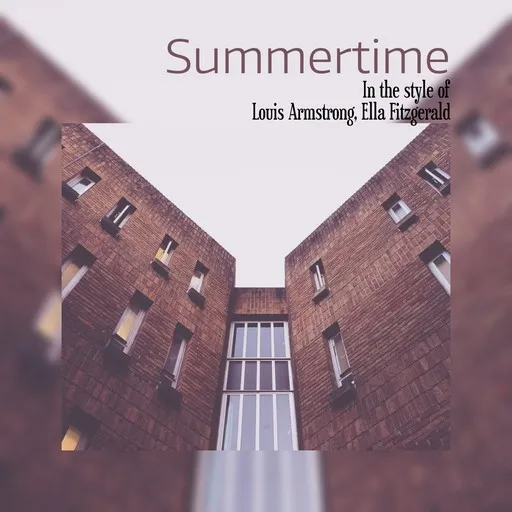 Karaoke Summertime (duet) by Ella Fitzgerald, Louis Armstrong — sing along with lyrics on Singa
