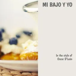 Cover art for Mi Bajo Y Yo - Oscar D'León karaoke version