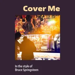 Cover art for Cover Me - Bruce Springsteen karaoke version