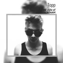 Cover art for Topp - ADAAM,VC Barre karaoke version