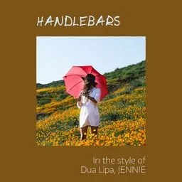 Cover art for Handlebars - Dua Lipa,JENNIE karaoke version