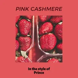 Omslagsbild för Pink Cashmere - Prince karaokeversion
