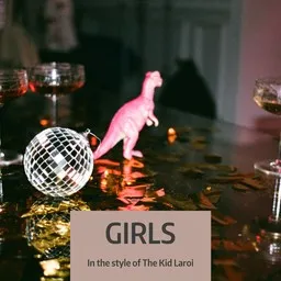 Cover art for Girls - The Kid Laroi karaoke version
